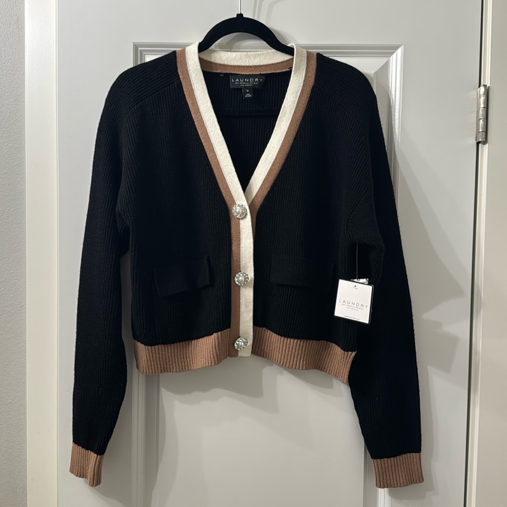 Laundry by Shelli Segal cropped Cardigan NWT